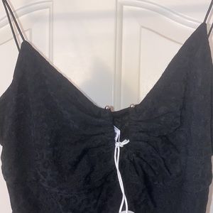 Princess Polly Lennon Bodysuit Black